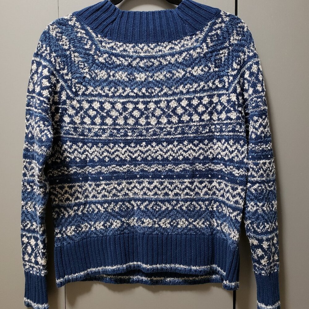 Chaps Scoop Neck Fair Isle Sweater - Picture 2 of 5